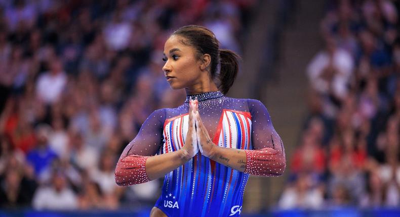 Jordan Chiles will compete in the 2024 Olympics.Nikolas Liepins/Anadolu via Getty Images