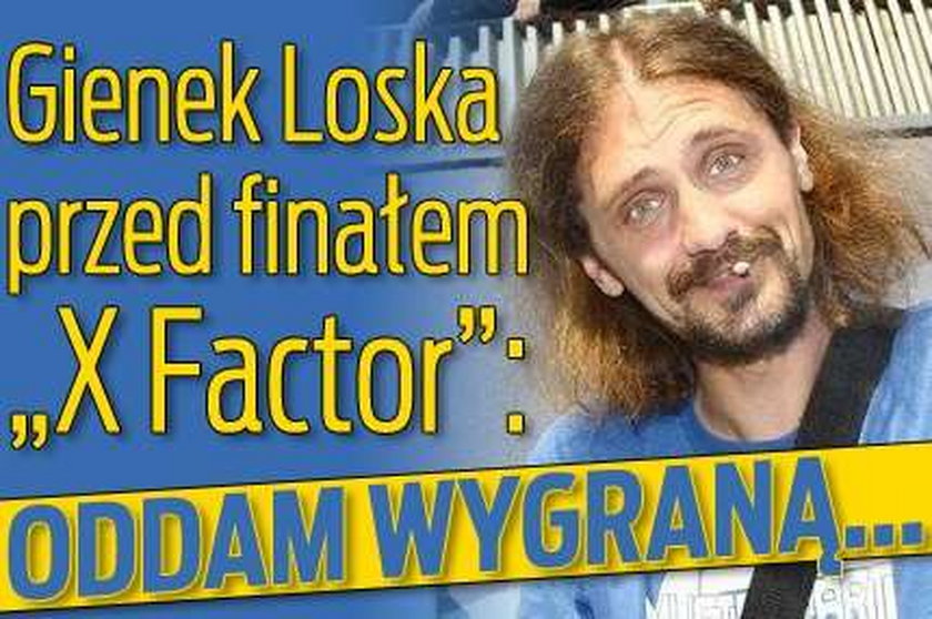 Gienek Loska: Całą nagrodę oddam żonie