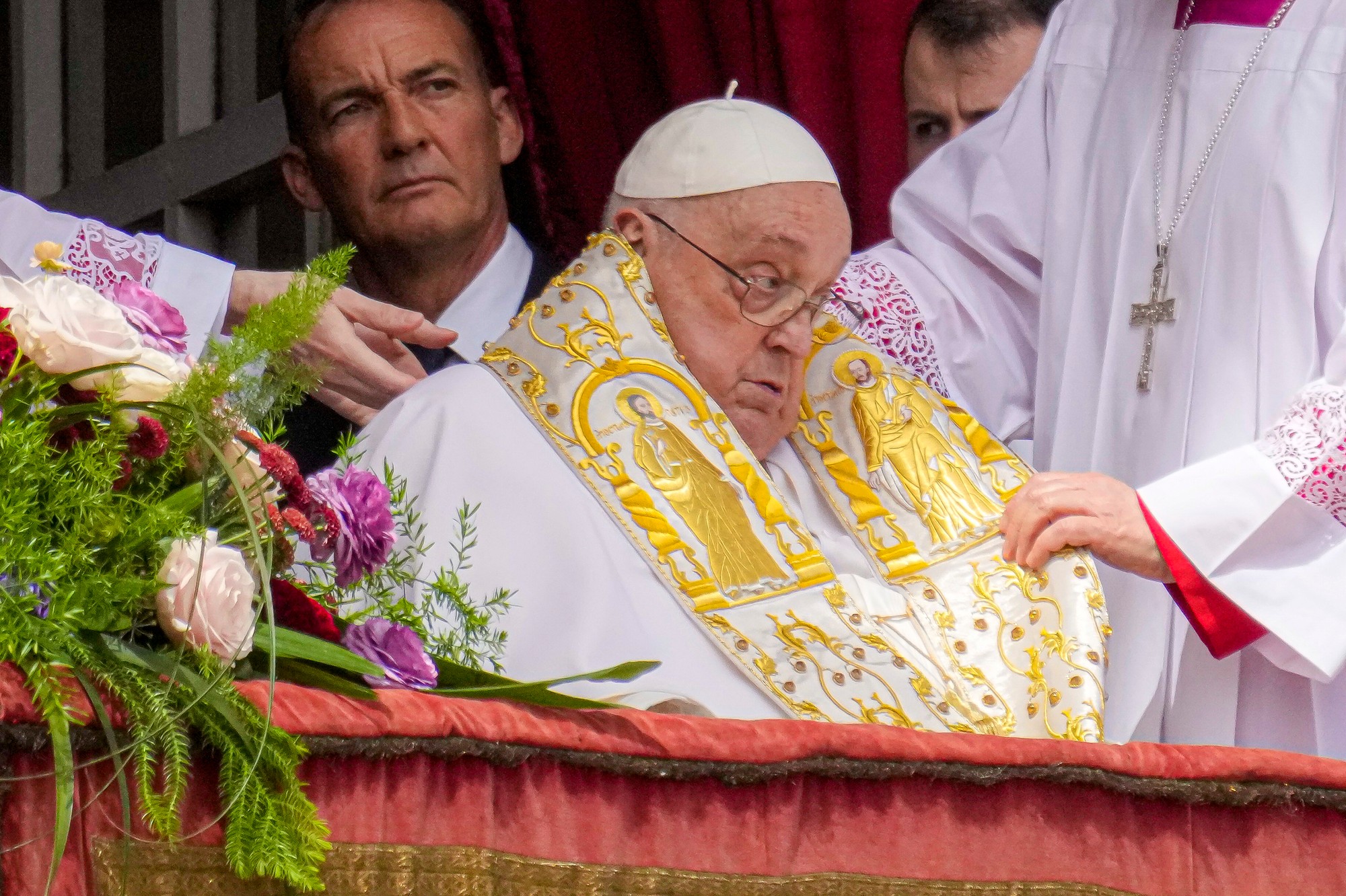 Pápež František cez Veľkonočnú nedeľu 20. apríla 2025.