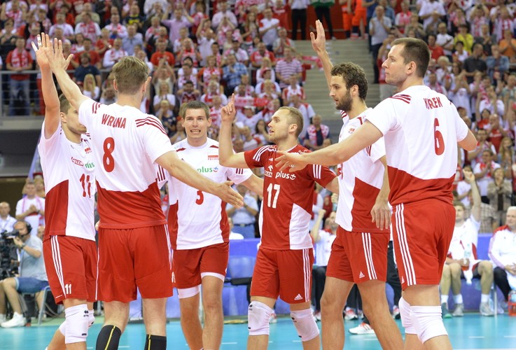 Kamil Stoch zabrał żonę na mecz polskich siatkarzy w Lidze Światowej