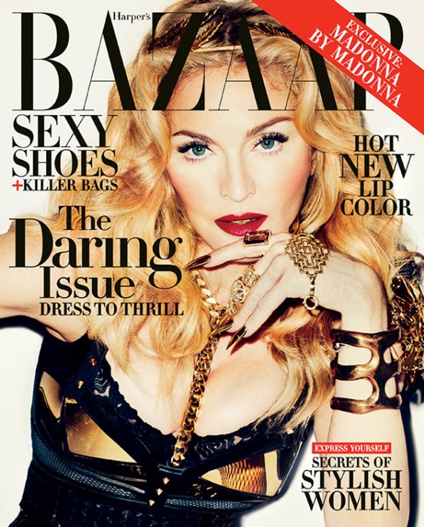 Madonna Harpers Bazaar