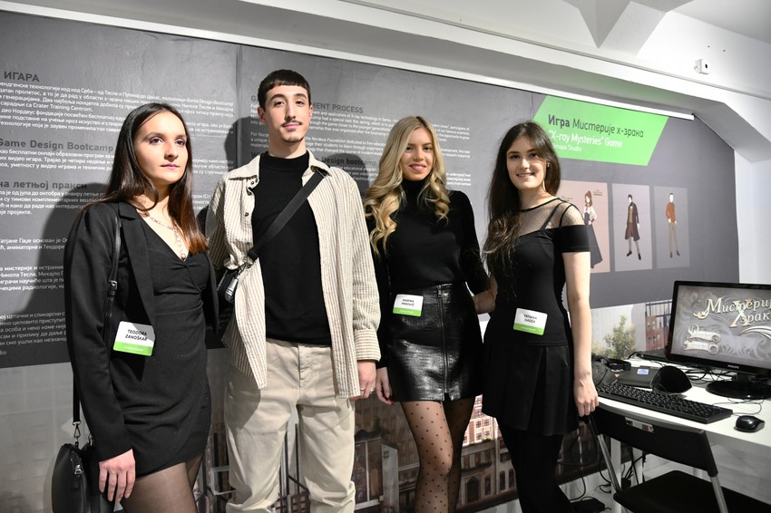 Tim liderke i gejm dizajnerke Tatjane Gadže koji je osmislio video igru pod nazivom Misterije X-zraka
