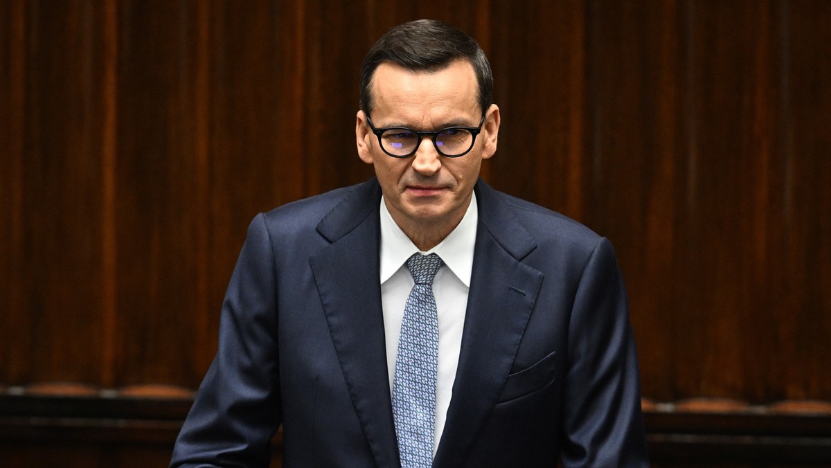 Mateusz Morawiecki przemawia w Sejmie. Złożył dymisję