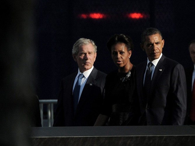 George Bush i Barack Obama wzięli udział w uroczystościach