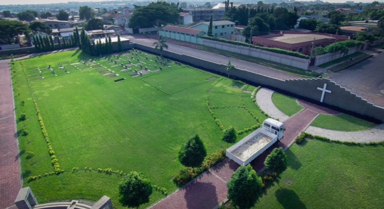 Inside the exclusive cemetery in Ghana where the rich and powerful are laid to rest