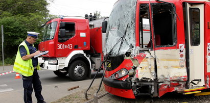 Zderzenie tramwajów w Gdańsku. Dziesięć osób rannych