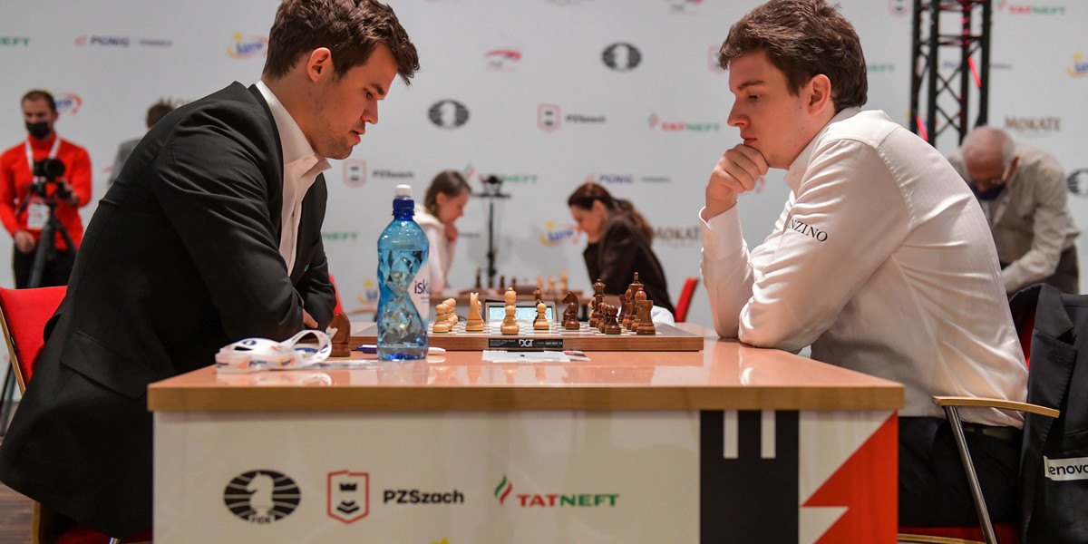 Magnus Carlsen i Jan Krzysztof Duda.