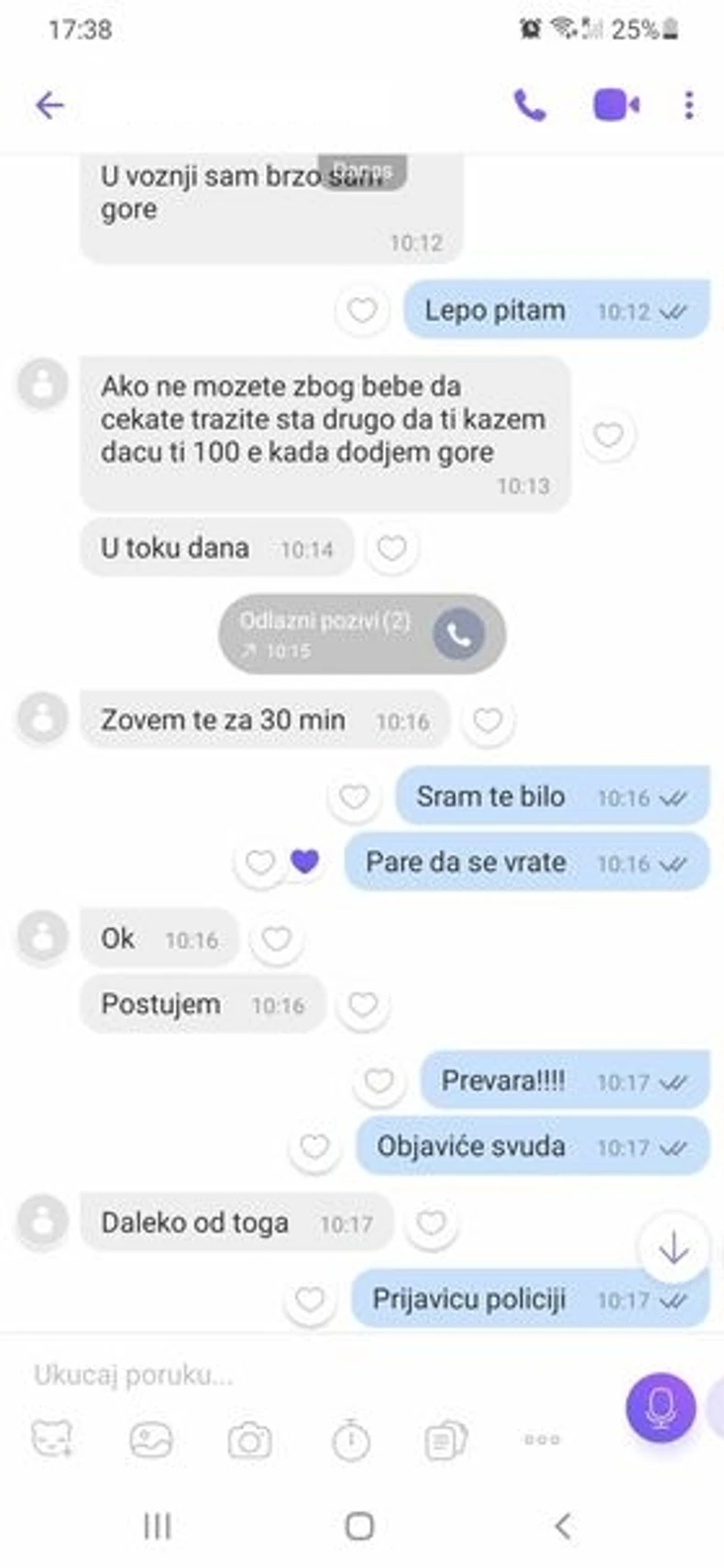 Grčka prevara viber prepiska