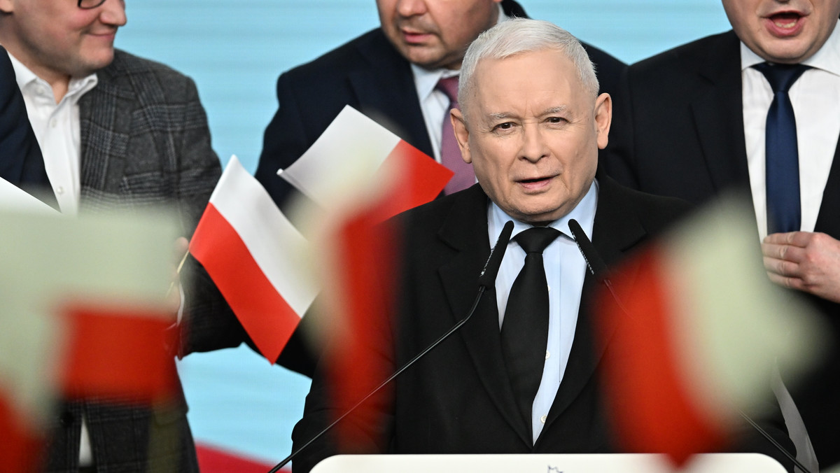 Jarosław Kaczyński zabrał głos po wynikach. Uderzył w obóz władzy