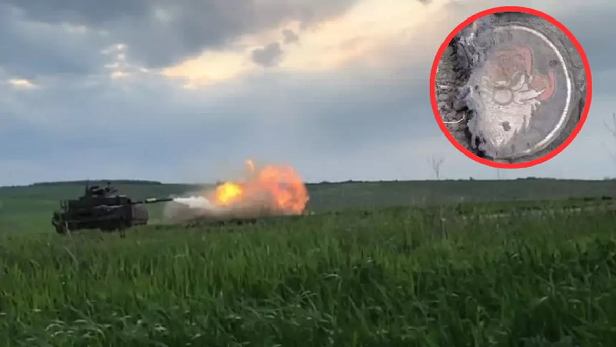 T-80 na ukraińskim polu walki (Screen: Twitter/Nexta TV)
