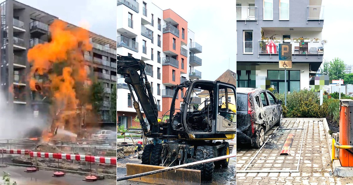 Wrocław. Na Dmowskiego wyciekł gaz. Wybuchł pożar - Vimarsana News
