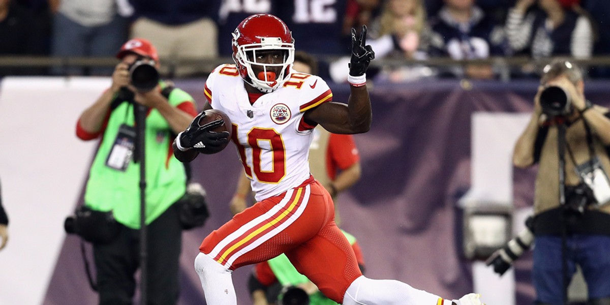 Tyreke Hill called his own play on 75-yard touchdown that helped beat the Patriots