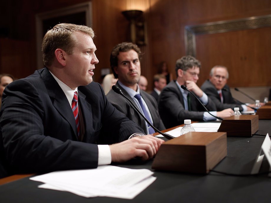 Chris Nowinski testifies before the Senate Special Committee on Aging on the 'State of Play: Brain Injuries and Diseases of Aging.'