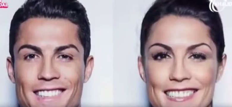 Tak Ronaldo wyglądałby, gdyby był kobietą. Zobacz, jak przerobili Lewandowskiego [WIDEO]