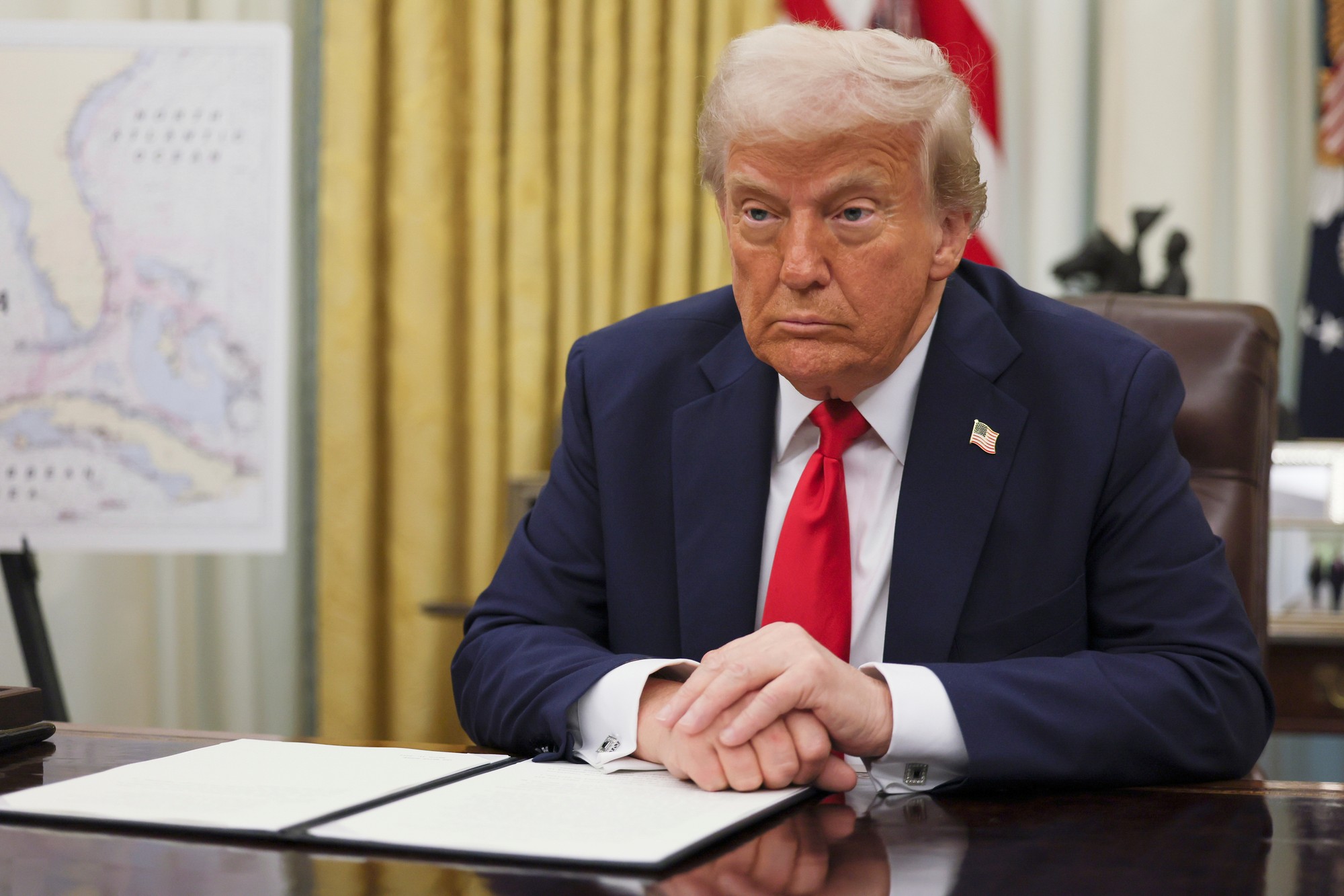 Americký prezident Donald  Trump.
