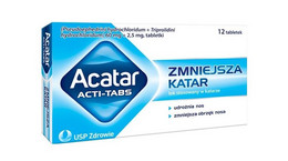 Acatar Acti-Tabs - działanie, dawkowanie, przeciwwskazania, działania niepożądane