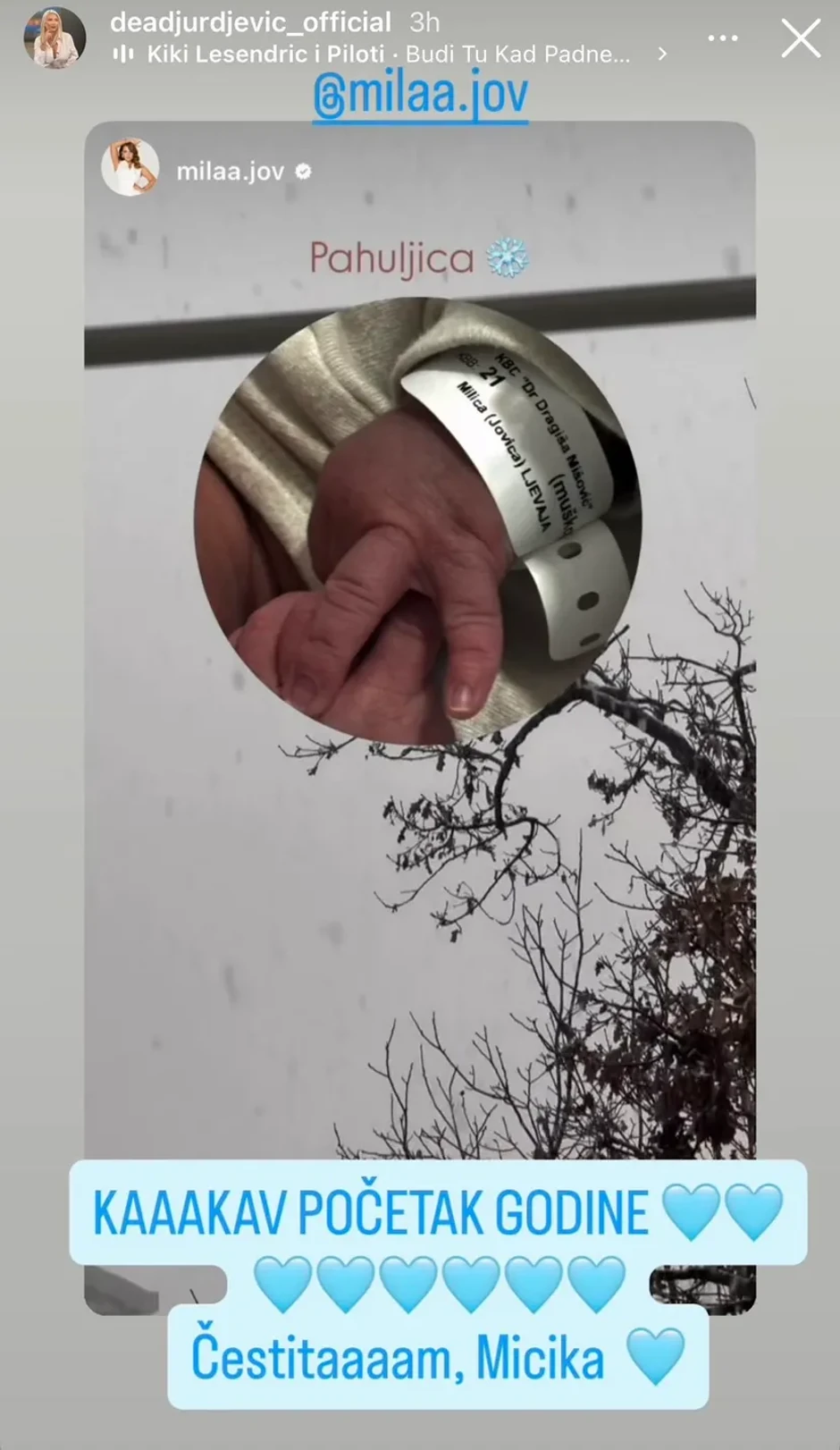 Dea četitala Milici prinovu