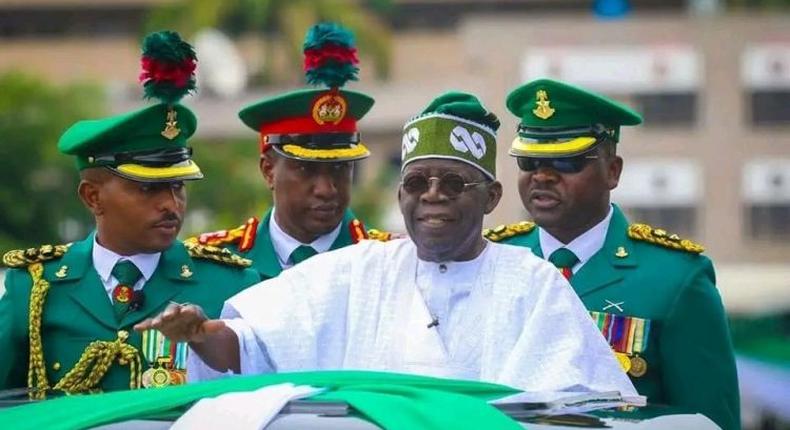President Bola Ahmed Tinubu was sworn in on Monday, May 29, 2023. [Presidency]