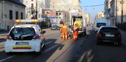 Na Gdańskiej uszkodzone torowisko