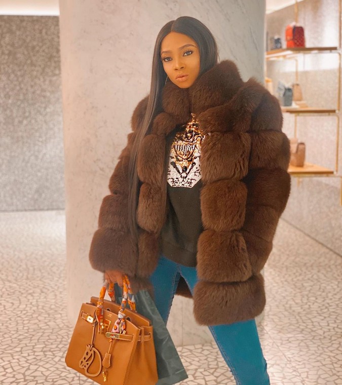 So Toke Makinwa had taken to her Instagram stories on Sunday, December 8, 2019, to react to Cardi B's visit to Nigeria and how she has been received [Instagram/TokeMakinwa]