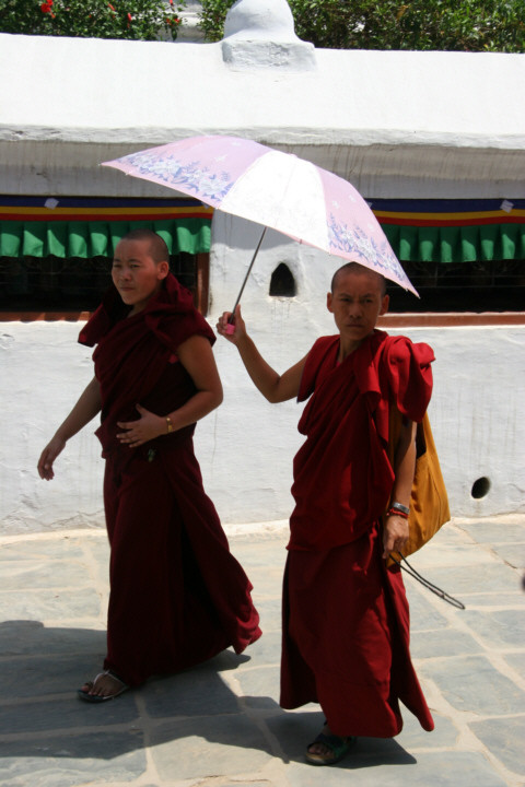 Nepal - Kathmandu, wszystkowidzące oczy Buddy