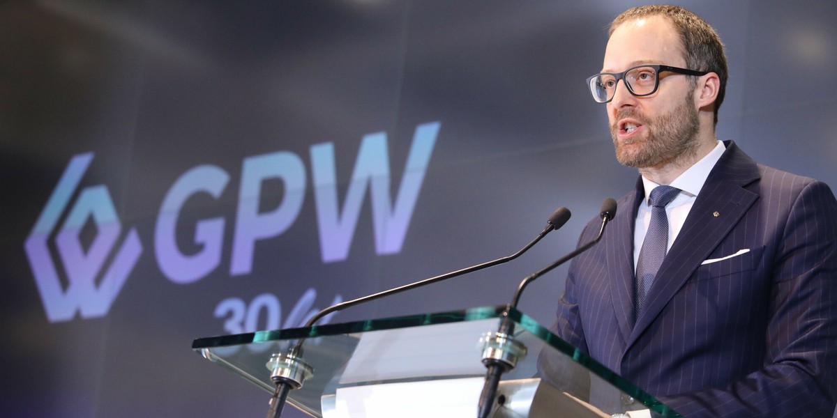 Prezes GPW Marek Dietl