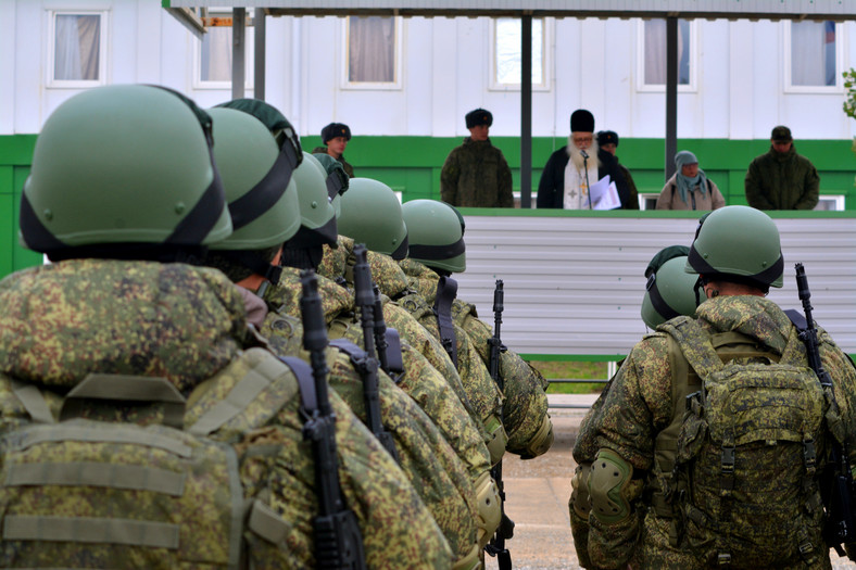 Rosjanie zrekrutowani do armii w ramach częściowej mobilizacji, 31 października 2022 r.