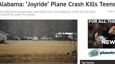 Katastrofa samolotu w USA, zginęły trzy osoby