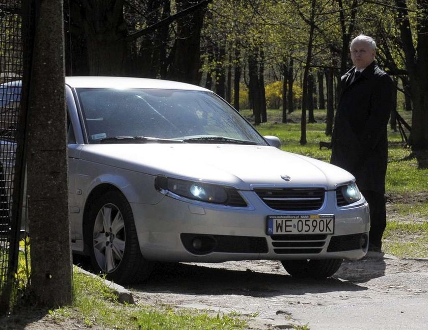 jarosław kaczyński, saab, telefon