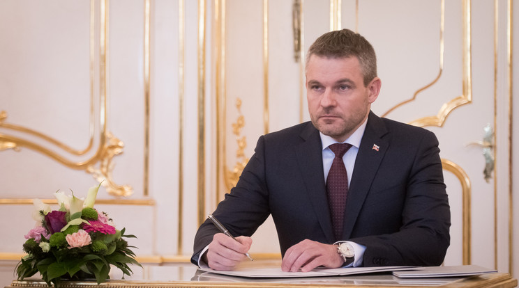 Peter Pellegrini hetek óta küzd egy fertőzéssel /Fotó: AFP