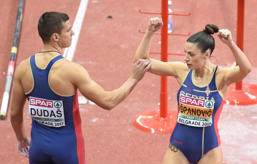 Mihail Dudaš i Ivana Španović