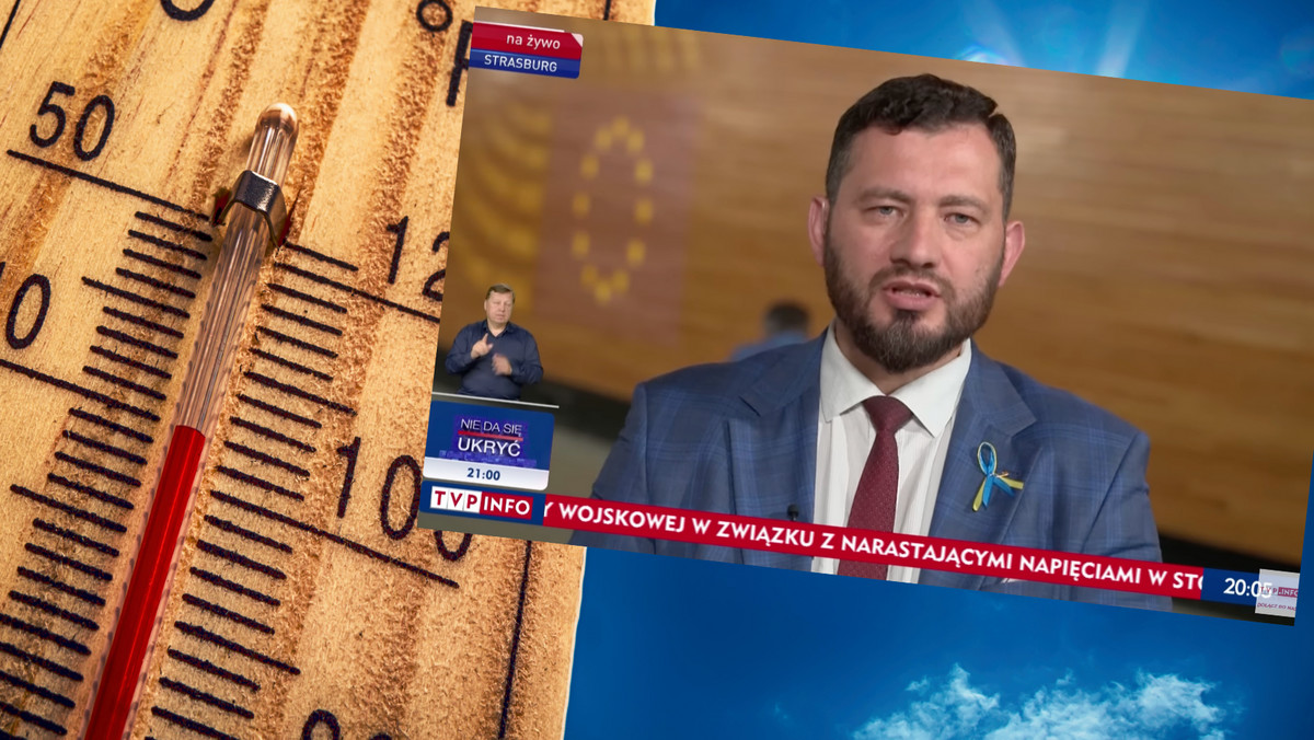 Wpadka europosła w TVP Info. "Temperatura wzrośnie o 700 st. C rocznie"