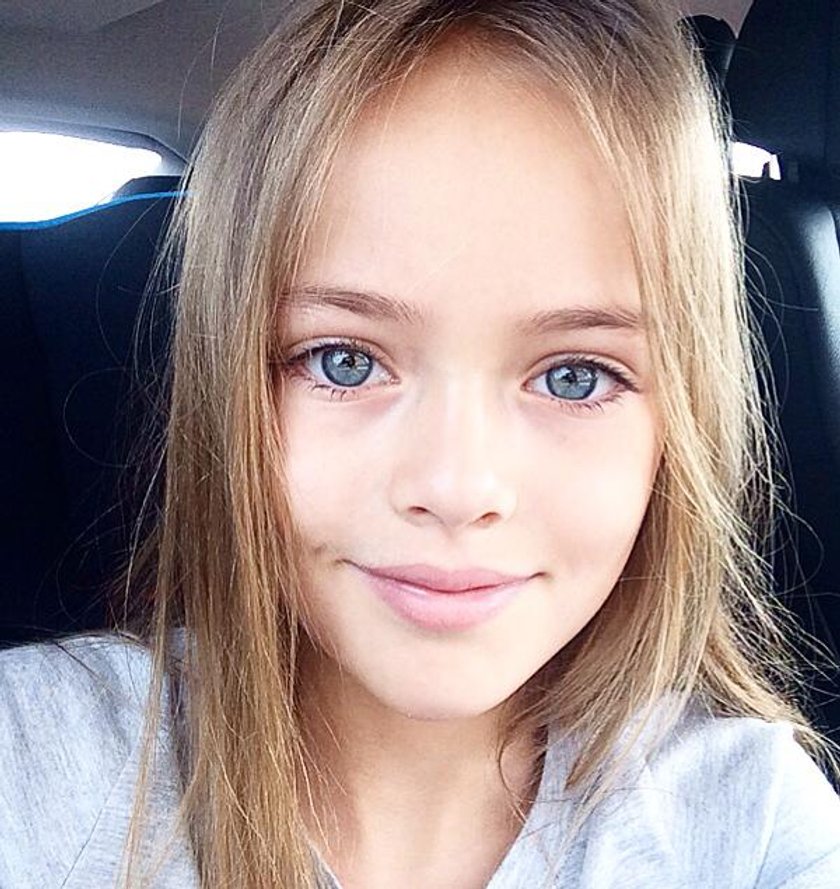 Dziecięca Modelka Najmłodsza Supermodelka Kristina Pimenova Rosja