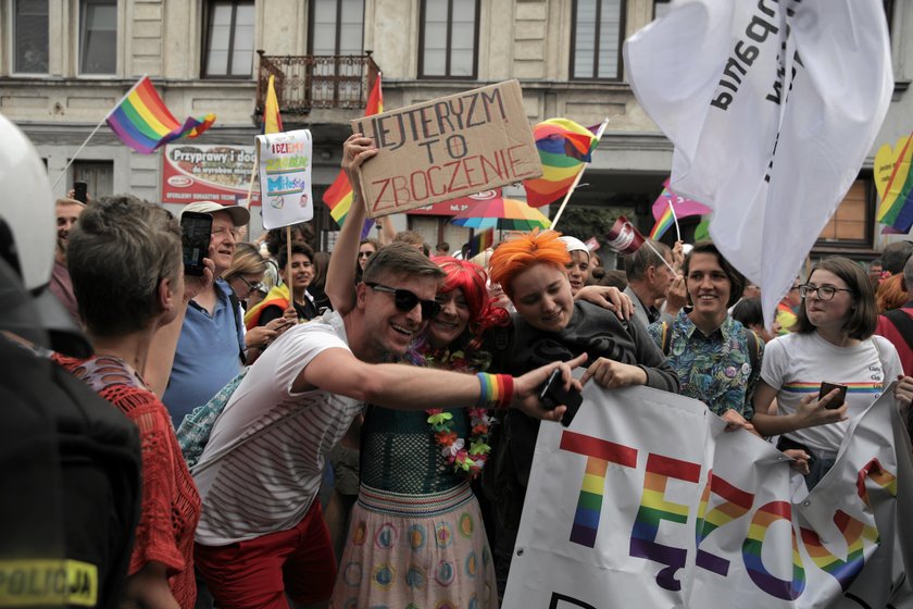 Szokujące sceny na Marszu Równości