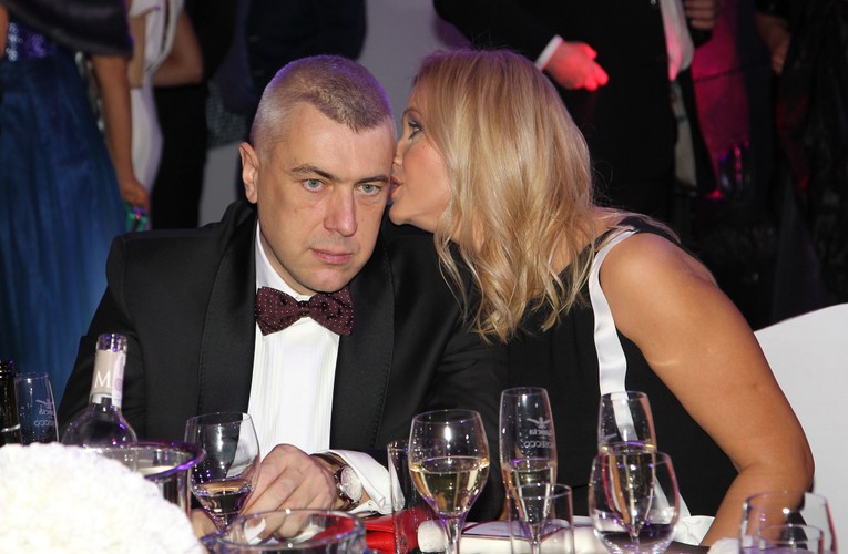 Roman Giertych z żoną Barbarą