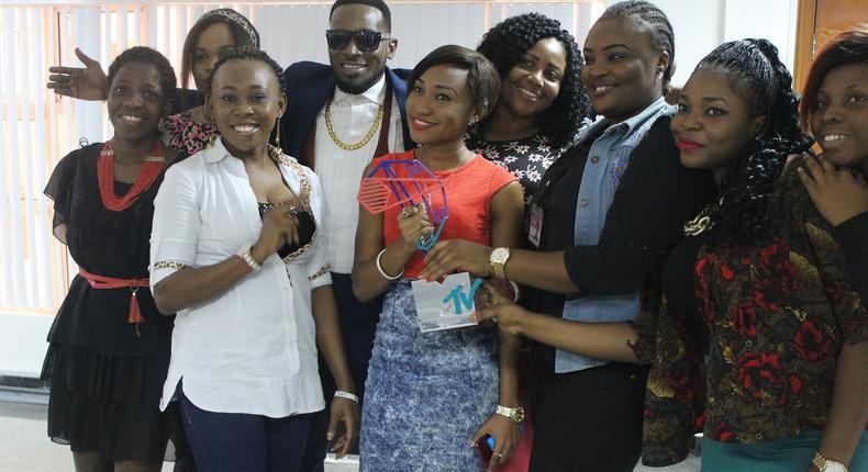 D’Banj visits Yudala office