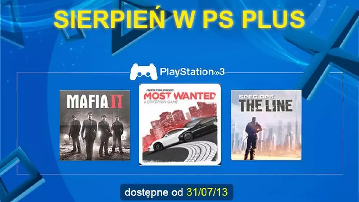 PlayStation Plus w sierpniu - jednak bez DmC, ale też będzie w co pograć