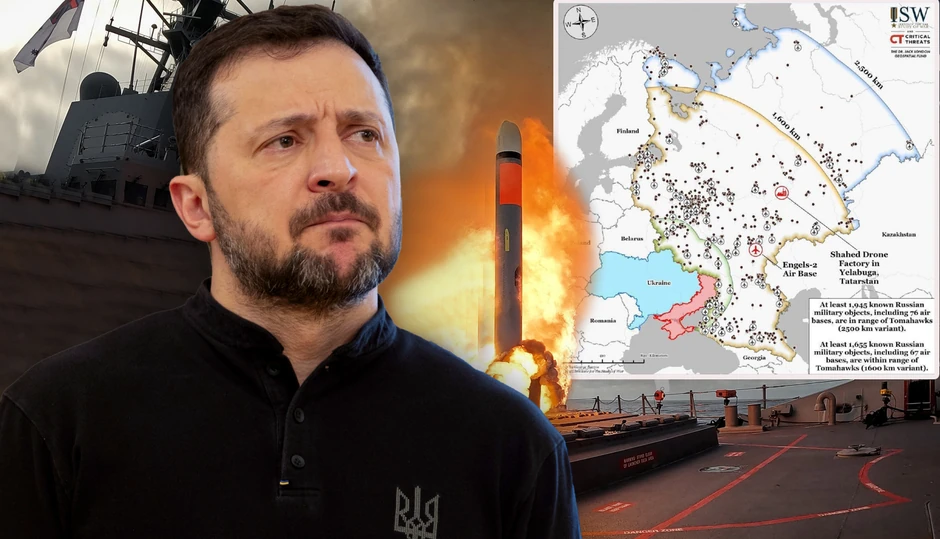 Zelenski mapa tomahavk projektili