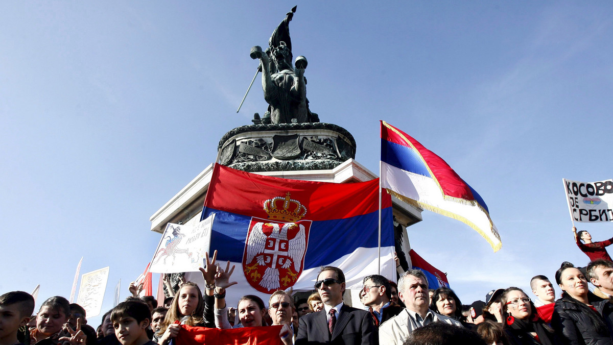 AUSTRIA SERBIA KOSOWO NIEPODLEGŁOŚĆ PROTEST