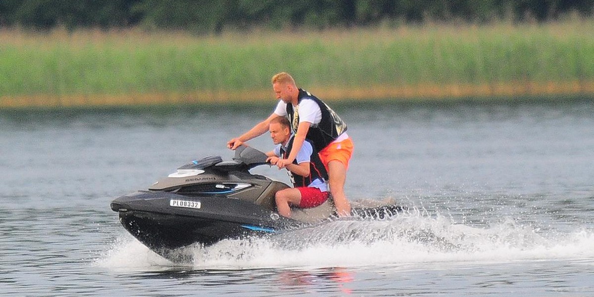 Kamil Glik, wakacje, mazury