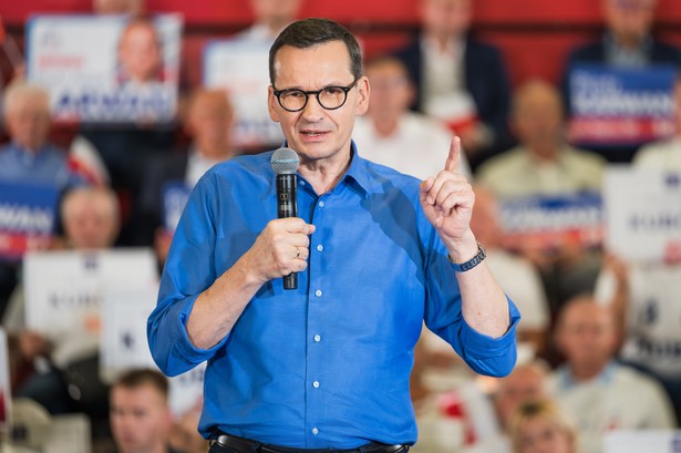 Morawiecki wystartuje w wyborach prezydenckich? "Pojedynek z panem Tuskiem oczywiście chętnie"