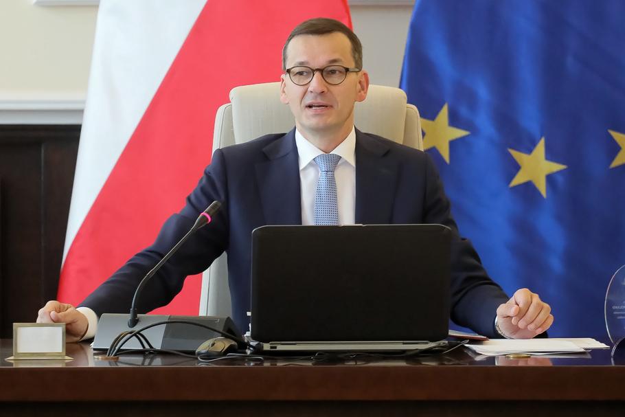 Premier Mateusz Morawiecki przed posiedzeniem rządu. Warszawa, 11 września 2018 r.