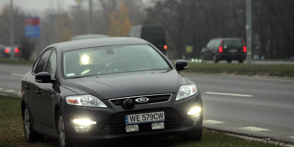 samochód inspekcji drogowej