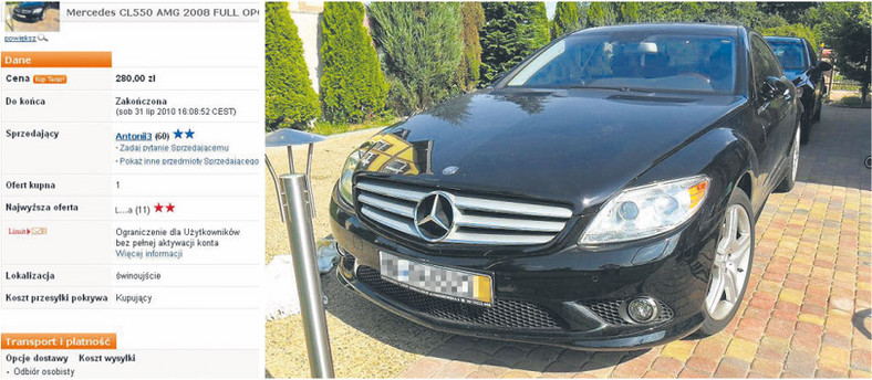 Ten Mercedes CL AMG został wystawiony na Allegro za 280 zł, zamiast za 280 tys. Transakcję zawarto Fot. Bloomberg