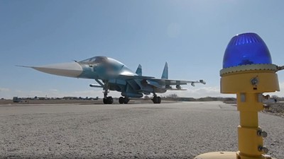 Rosyjski myśliwiec bombardujący Su-34