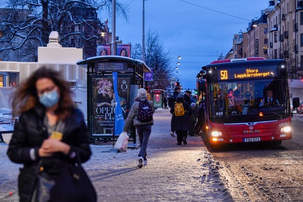 Sztokholm, Szwecja. 18.01.2021