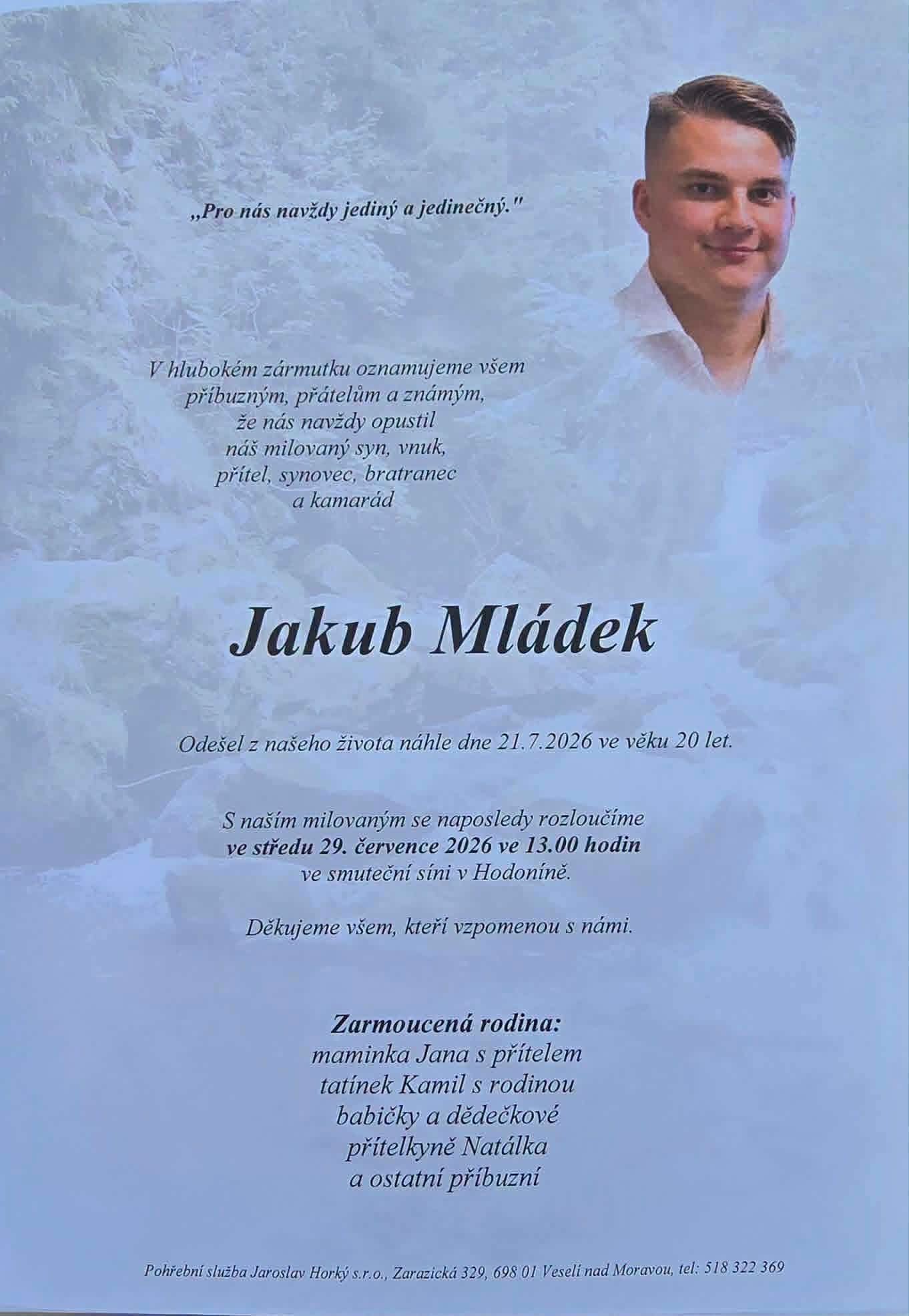 Hokejista Jakub tragicky zomrel pri dopravnej nehode. 