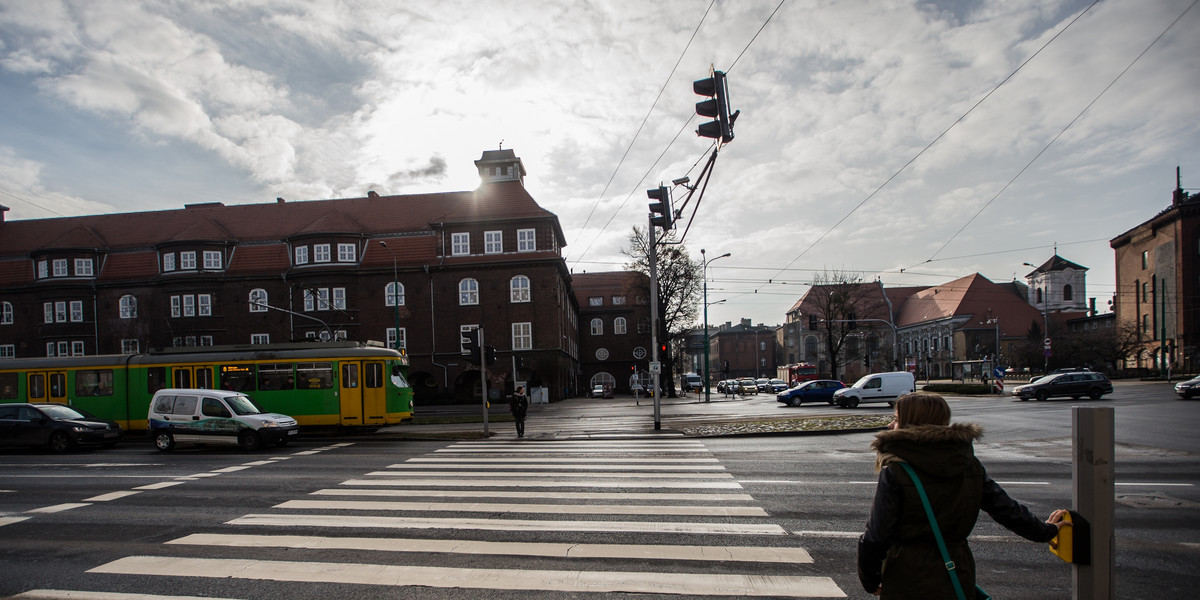 Drogowcy chcą zmian na skrzyżowaniu w centrum Poznania