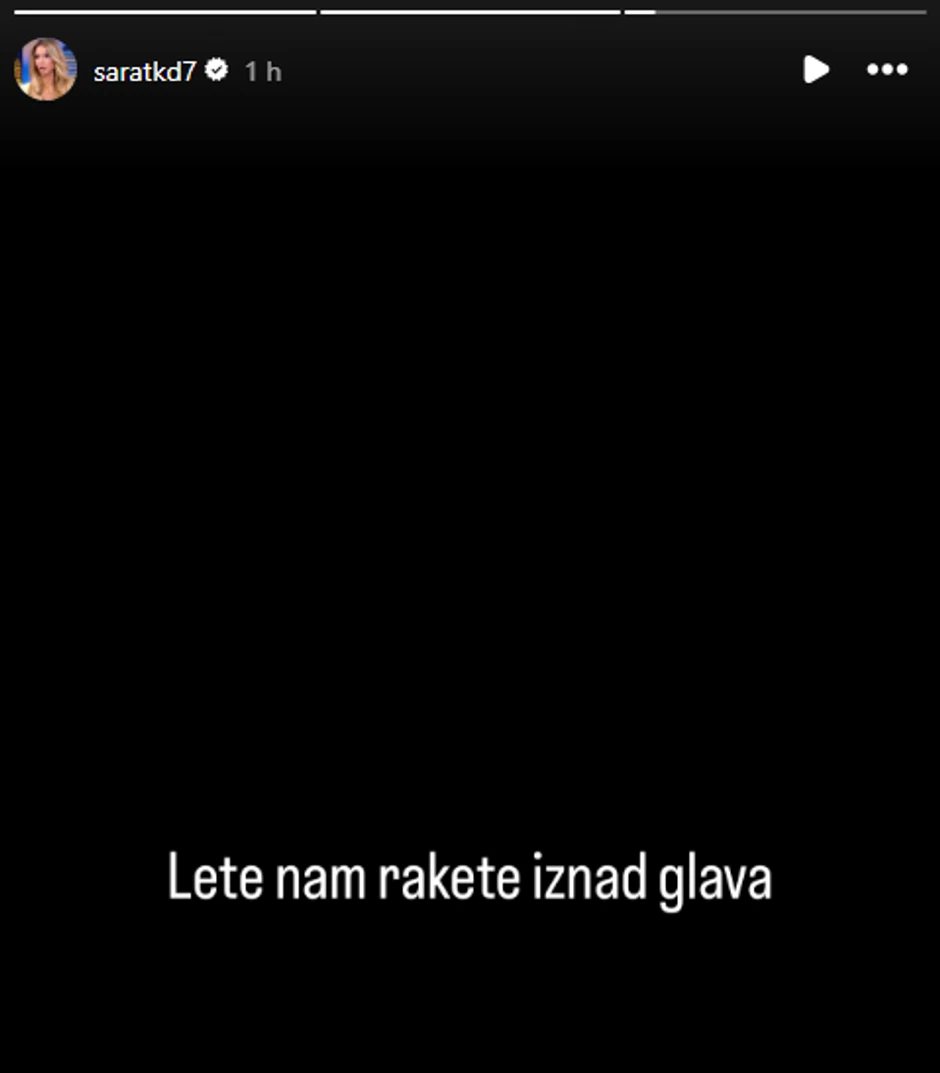 Sara se oglasila iz Dubaija