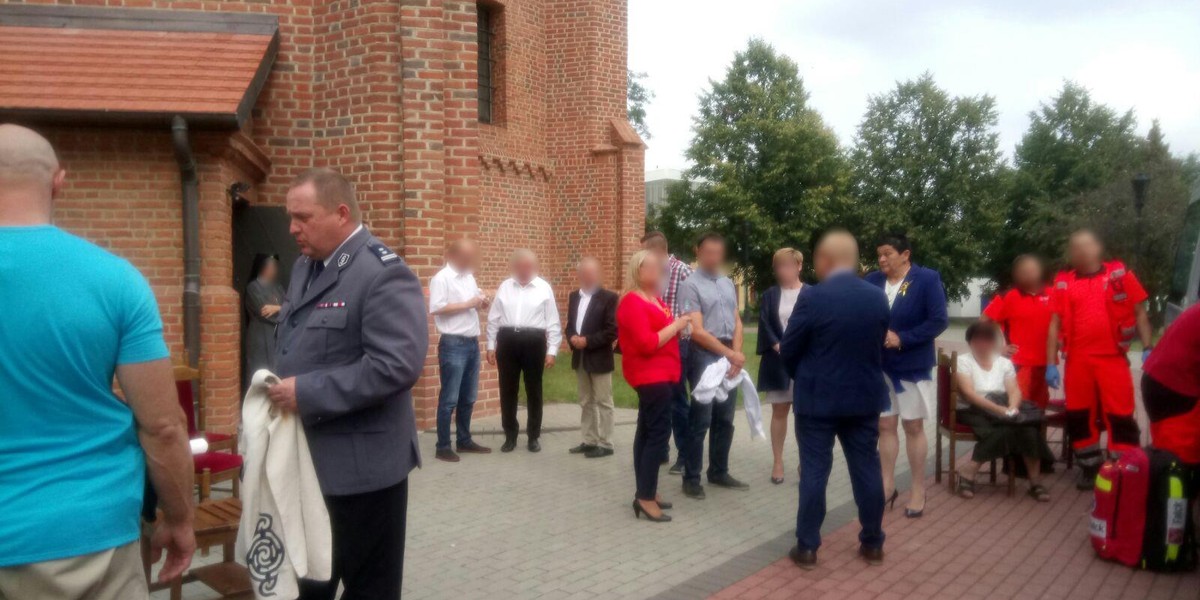 Atak gazem na dożynkach w Łasku. Są ranni